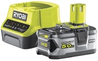 RYOBI Batéria 5,0Ah + NABÍJAČKA RC18120-150