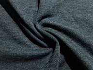 Tkanina 100% bavlnená stopky Loop Graphite Melange