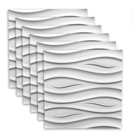 3D polystyrénové panely 60x60 OCEAN 6 ks = 2,16 m2 3D polystyrénové panely 60x60 OCEAN 6 ks = 2,16 m2