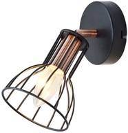 Nástenné svietidlo Loft Wire 1 Edison vyrobené z medeného drôtu Nástenné svietidlo Loft Wire 1 Edison vyrobené z medeného drôtu