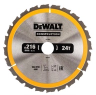 DEWALT DT1952 KOTÚČ NA REZANIE DREVA 216mmx30mm DEWALT DT1952 KOTÚČ NA REZANIE DREVA 216mmx30mm