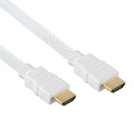 Kábel HDMI HDCP 2.2 UHD HDR! 1 meter 4K 2K biela! Kábel HDMI HDCP 2.2 UHD HDR! 1 meter 4K 2K biela!