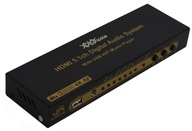 HDMI SPDIF USB 6xRCA audio prijímač! IR PILOT!