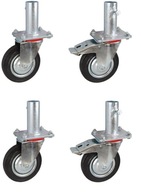 Sada kolies pre varšavské lešenie 160mm Sada kolies pre varšavské lešenie 160mm