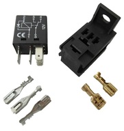 Univerzálne mikrorelé 12V 15/25A + zásuvka + kolíky Univerzálne mikrorelé 12V 15/25A + zásuvka + kolíky