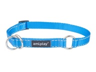 amiplay Reflexný XL pološkrtiaci golier, modrý