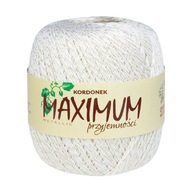 Šnúrka MAXIMUM Metallic White - Gold 100g/565m Šnúrka MAXIMUM Metallic White - Gold 100g/565m
