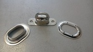 Plachtové oká + madlo, poniklované, 50 sád. Plachtové oká + madlo, poniklované, 50 sád.