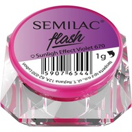 Semilac Flash Sunlight Effect Violet 670 prach Semilac Flash Sunlight Effect Violet 670 prach