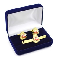 Manžetové gombíky a kravata NAVY Manžetové gombíky a kravata NAVY