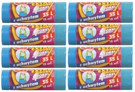 GIGUŚ EXTRA HRUBÉ odpadové vrecia s PÁSKOM 35l x 8 GIGUŚ EXTRA HRUBÉ odpadové vrecia s PÁSKOM 35l x 8