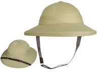Čiapka Tropický vzor Francúzska Safarii MIL-TEC Korková PRILBA KHAKI