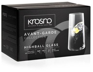 KROSNO Avantgardné poháre na pitie vody 540ml KROSNO Avantgardné poháre na pitie vody 540ml