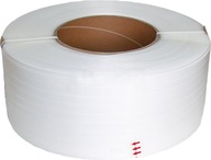PP páska 9x0,55x3200 biela na upevnenie a olemovanie