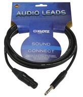KLOTZ Mikrofónny kábel XLR samica / JACK 6,3mm 5m KLOTZ Mikrofónny kábel XLR samica / JACK 6,3mm 5m