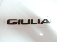 Logo, znak Alfa Giulia B-TECH NERO, čierny nápis Logo, znak Alfa Giulia B-TECH NERO, čierny nápis