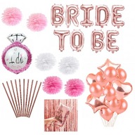 BRIDE TO BE ROSE GOLD HEN PARTY SET BRIDE TO BE ROSE GOLD HEN PARTY SET