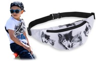 Detská taška Fanny Pack Wolf Love Durable Detská taška Fanny Pack Wolf Love Durable