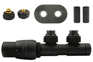 Tepelný ventil Twins 50mm tmavá grafika+Pex konektor+rozšir Tepelný ventil Twins 50mm tmavá grafika+Pex konektor+rozšir