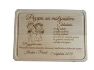 Gravírovacia doska na krájanie Svadobný darček na Valentína Gravírovacia doska na krájanie Svadobný darček na Valentína