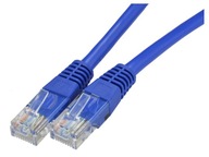 LAN Patchcord UTP RJ45 kábel, cat.6, modrý, 7 m