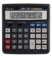 Kancelárska kalkulačka VECTOR DK-209DM veľké tlačidlá Kancelárska kalkulačka VECTOR DK-209DM veľké tlačidlá