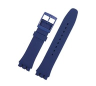 Silikónový remienok pre SWATCH 17mm granátový silikón P551 Silikónový remienok pre SWATCH 17mm granátový silikón P551