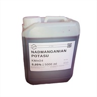 Manganistan draselný. Vodný roztok 0,05 %. 5000 ml.