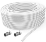 KOAXIÁLNY ANTÉNNY KÁBEL 100% MEDENÝ 100M 6,8MM HD 4K ZÁSTRČKY ZDARMA KOAXIÁLNY ANTÉNNY KÁBEL 100% MEDENÝ 100M 6,8MM HD 4K ZÁSTRČKY ZDARMA