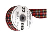 Stuha Ribbon Scottish Grille 38 mm Rôzne vzory Stuha Ribbon Scottish Grille 38 mm Rôzne vzory