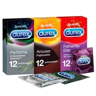 DUREX erotické kondómy 36 ks MIX SET