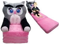 Skladacie plyšové kreslo do obývačky pouf na stoličku Skladacie plyšové kreslo do obývačky pouf na stoličku