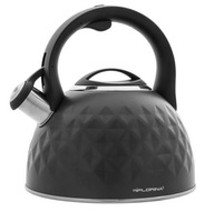 TRADIČNÁ kanvica s píšťalkou FLORINA DIAMANTE GREY 2,5L INOX INDUKČNÁ TRADIČNÁ kanvica s píšťalkou FLORINA DIAMANTE GREY 2,5L INOX INDUKČNÁ