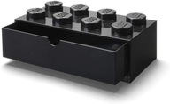 LEGO CONTAINER BRICK 8 ZÁSUVKA ČIERNA NA STOL LEGO CONTAINER BRICK 8 ZÁSUVKA ČIERNA NA STOL