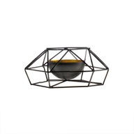 MODERNÝ KOVOVÝ GEOMETRICKÝ STOJAN NA SVIEČKU LAMPIÓN MODERNÝ KOVOVÝ GEOMETRICKÝ STOJAN NA SVIEČKU LAMPIÓN