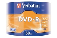 DVD-R VERBATIM x16 50 DISKOV * 24h FV