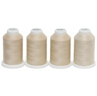 Vlákno Madeira pre Overlock Set 4 PCS. Piesočnatý Vlákno Madeira pre Overlock Set 4 PCS. Piesočnatý