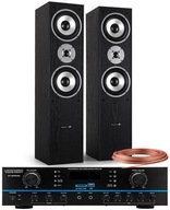 REPRODUKTORY + 5-KANÁLOVÝ BLUETOOTH ZOSILŇOVAČ REPRODUKTORY + 5-KANÁLOVÝ BLUETOOTH ZOSILŇOVAČ