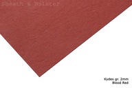 Kydex Blood Red - hrúbka 200 x 300 mm. 2 mm Kydex Blood Red - hrúbka 200 x 300 mm. 2 mm
