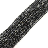 897- Zafírová fazetovaná gulička 2mm kábel