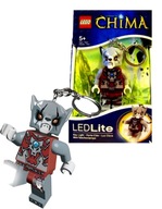 LEGO THE CHIMA KEYRING figúrka WORRIZ LED baterka LEGO THE CHIMA KEYRING figúrka WORRIZ LED baterka