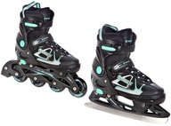 Kolieskové korčule 2v1 Raven Spirit Black/Mint 37-40 Kolieskové korčule 2v1 Raven Spirit Black/Mint 37-40