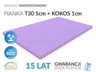 VRCHNÝ MATRAC S KOKOSOVÝM TVRDÝM 120X180