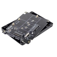 Adaptér SATA3 M.2 NGFF SATA mSATA SSD Dual Enclosure Adaptér SATA3 M.2 NGFF SATA mSATA SSD Dual Enclosure