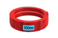 Silikónový kábel drôt 22AWG červený 100m