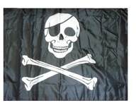 Pirátska vlajka banner mixu pirátov