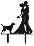 Topper topper mladý pár so psom a psom LABRADOR P4L Topper topper mladý pár so psom a psom LABRADOR P4L