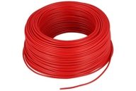 Lankový inštalačný drôt LgY 0,75 mm červený 100