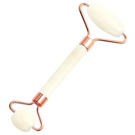 MASÁŽER NA TVÁR JADEIT BIELY VALEC GUA SHA ROLLER MASÁŽER NA TVÁR JADEIT BIELY VALEC GUA SHA ROLLER