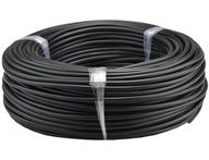 Lankový kábel OMY 3x1, čierny, 50 m